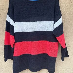 Chaps Dark Blue Knit Sweater Excellent Condition XL